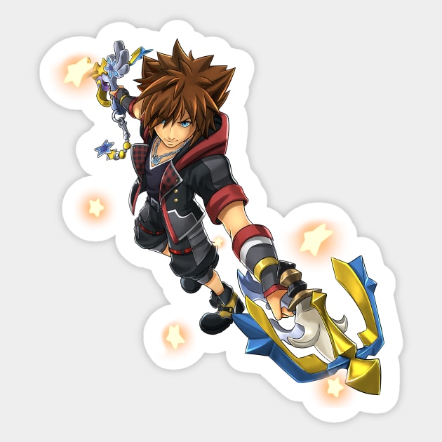 Sora KH3 Sticker by BlazeManga